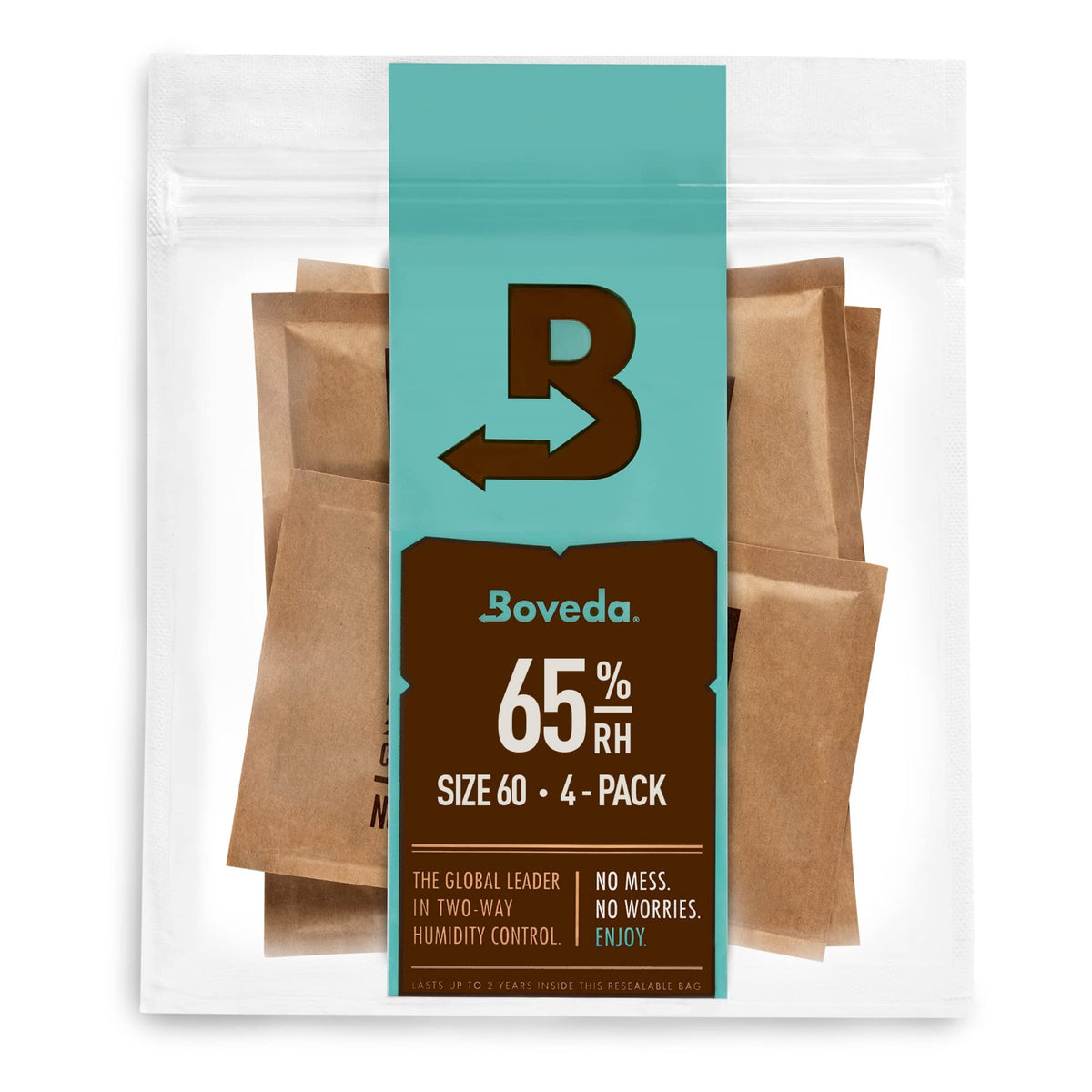 Boveda 65% RH Size 60 4-Pack