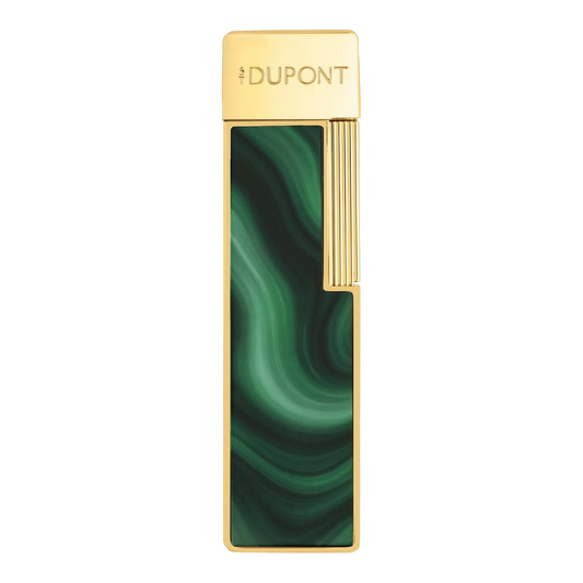 S.T. Dupont Twiggy Lighter — Géode Green & Gold
