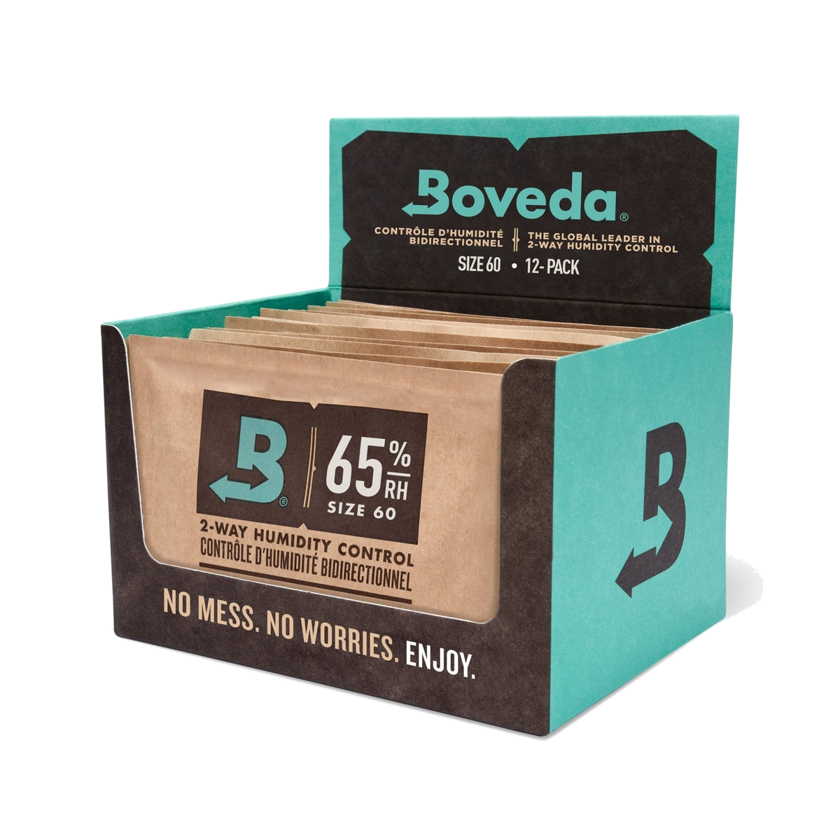 Boveda 65% RH Size 60 12-Pack Retail Box