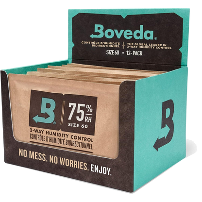 Boveda 75% RH Size 60 12-Pack Retail Box