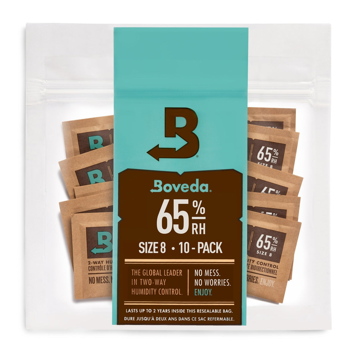 Boveda 65% RH taille 8 lot de 10