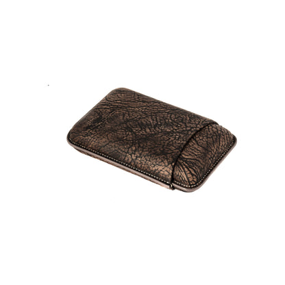 Jemar 464/3 Bull Shoulder 3-Cigar Leather Case - Kenia Brown