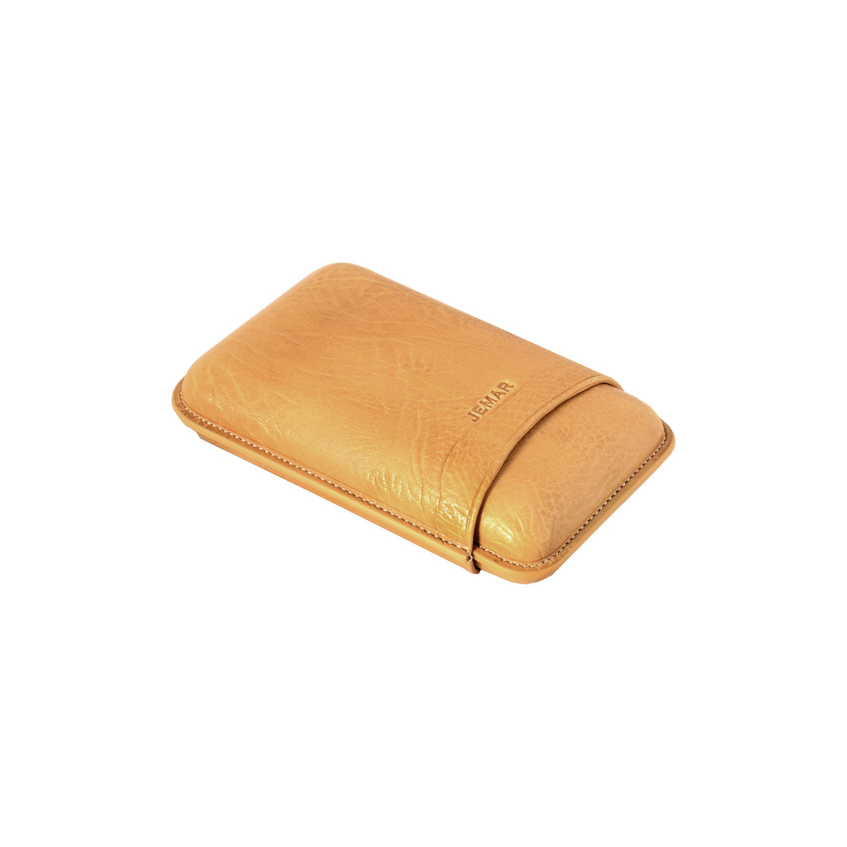 Jemar 464/2 - Bull shoulder 2-cigar leather case - Tauro Conac