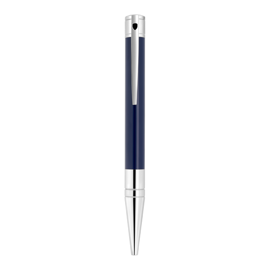 S.T. Dupont D-INITIAL - BALLPOINT PEN BLUE / CHROME 265205