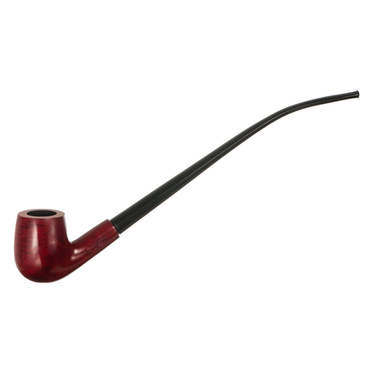 Vincenzo Churchwarden Pipe Light Red Smooth #15