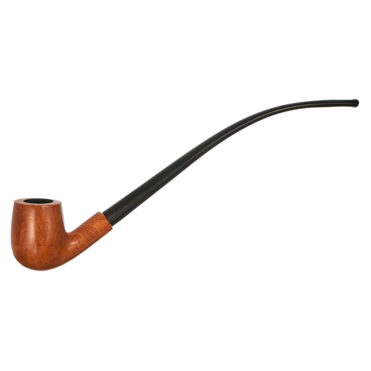 Vincenzo Churchwarden Pipe Natural Smooth #12