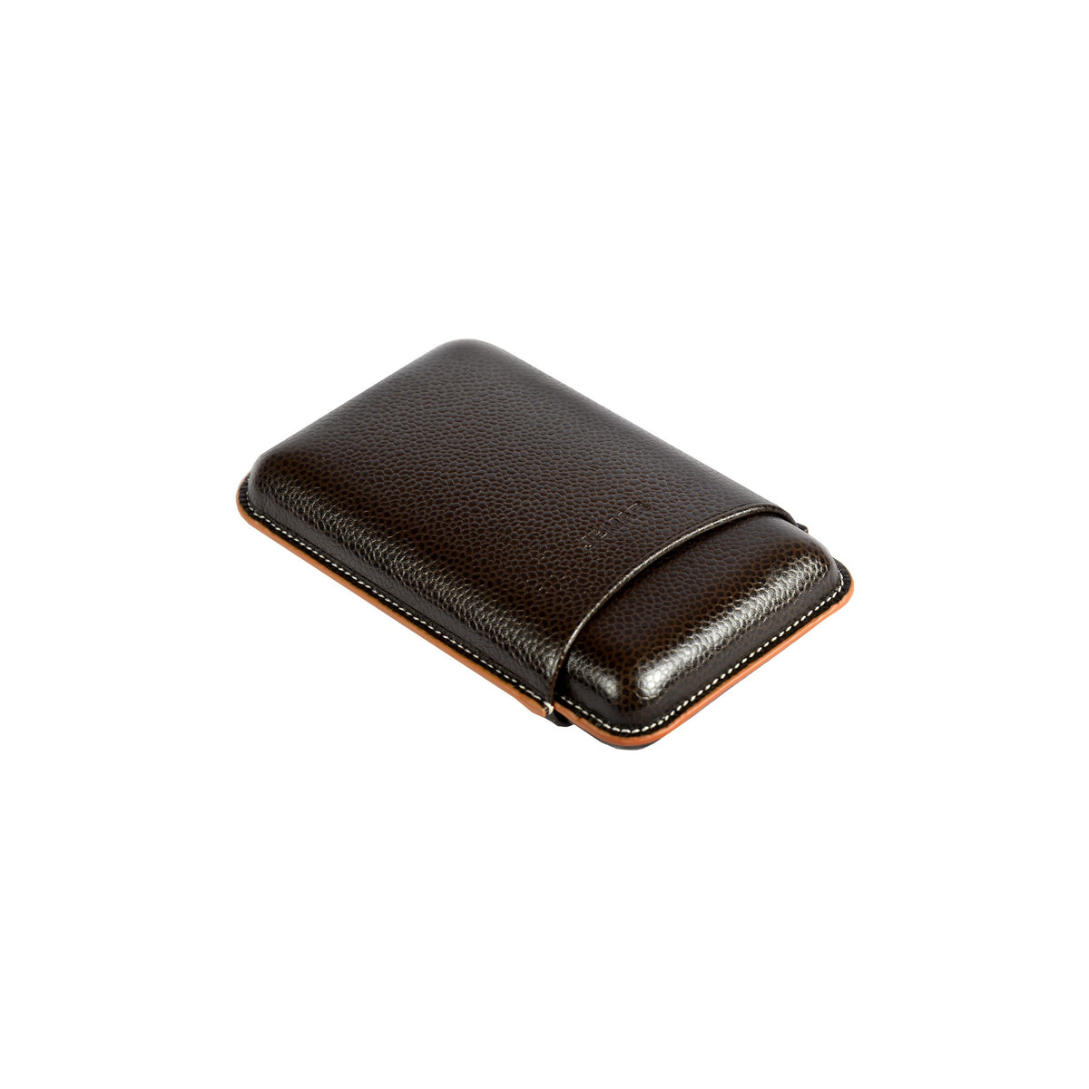 Jemar 464/3 - Edge 3-cigar leather case - Beruga