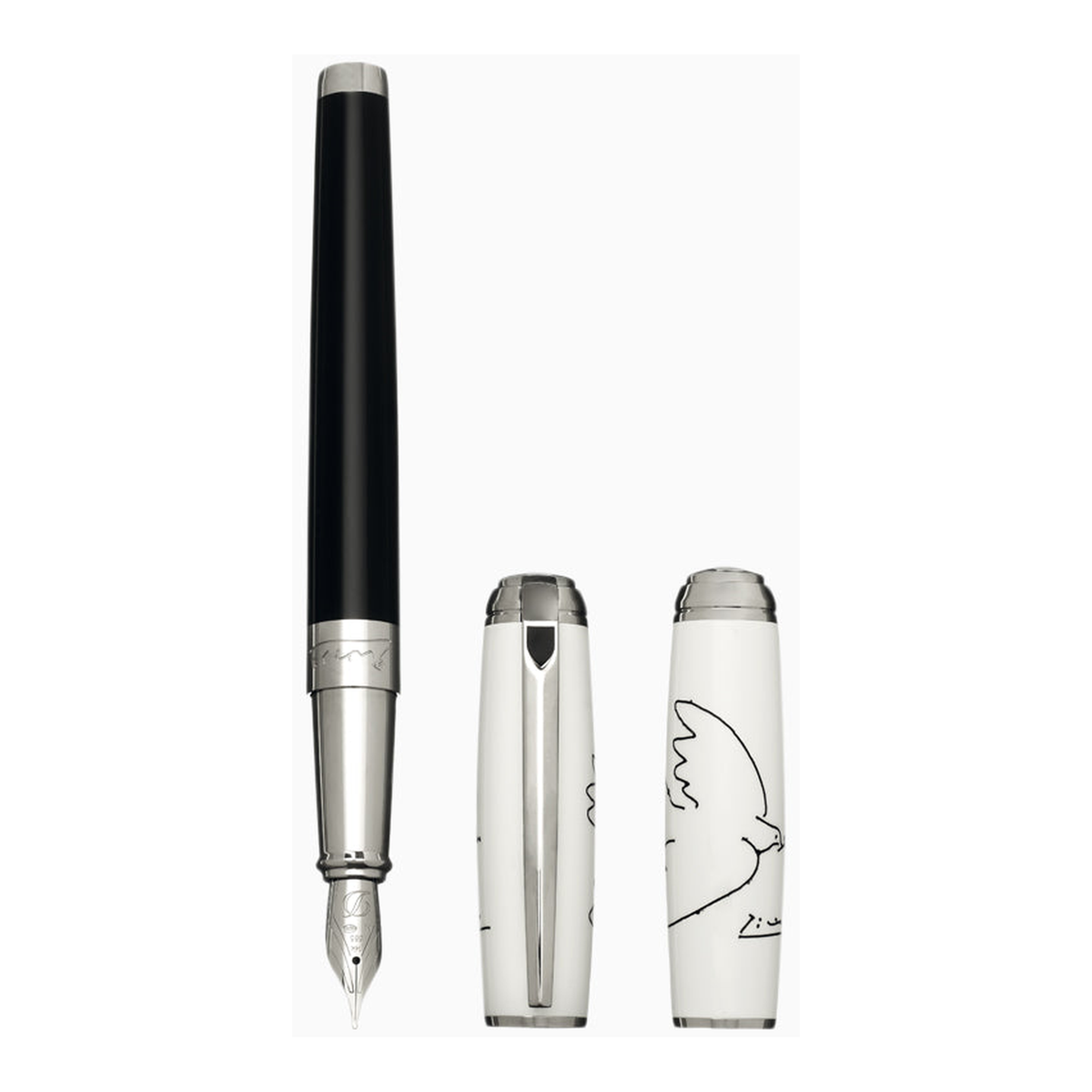 S.T. Dupont LINE D - LARGE FOUNTAIN PEN LE PICASSO DOVE 410050L