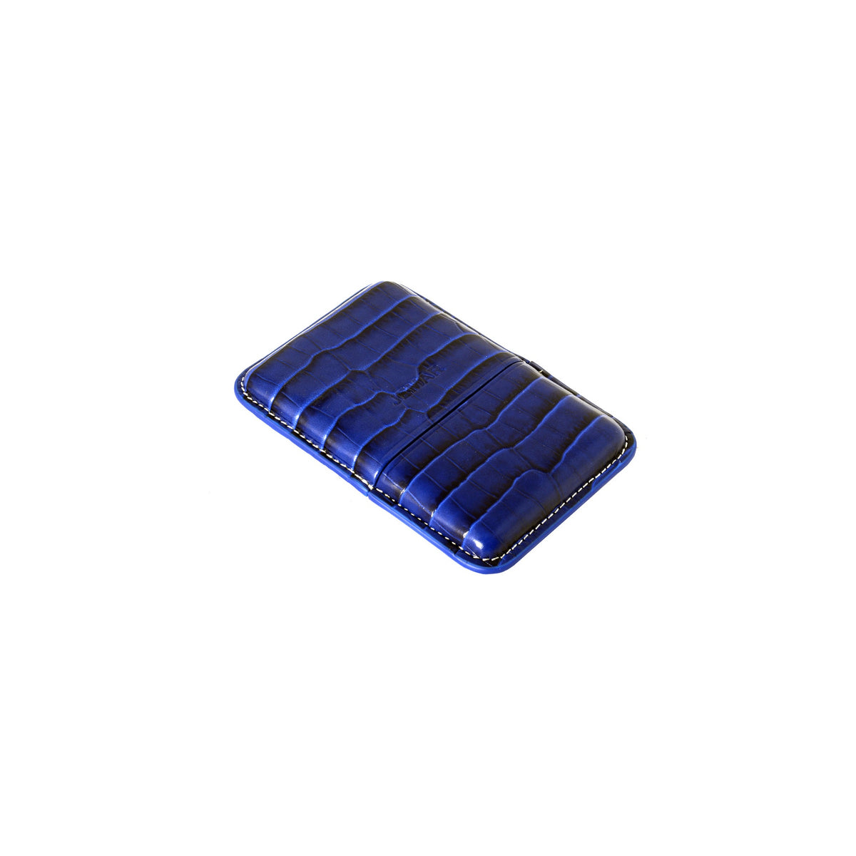 Jemar 151/6 - Coco 6-cigarette leather case - Blue