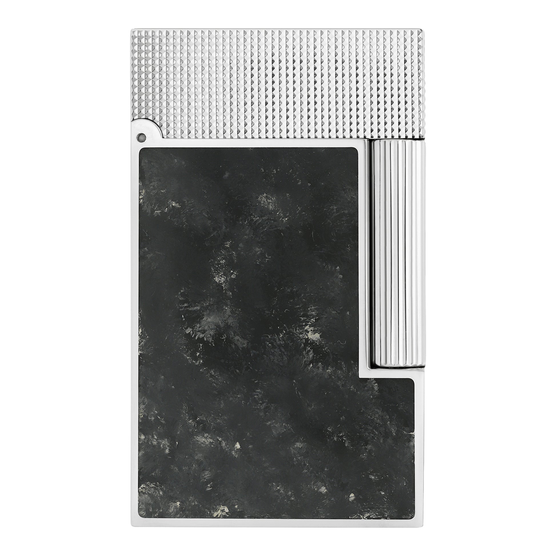 S.T. Dupont Ligne 2 Lighter — Cling Popote Black & Palladium