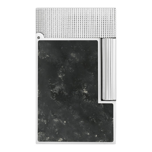 S.T. Dupont Ligne 2 Lighter — Cling Popote Black & Palladium