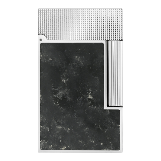 Briquet S.T. Dupont Ligne 2 — Cling popote noir & palladium