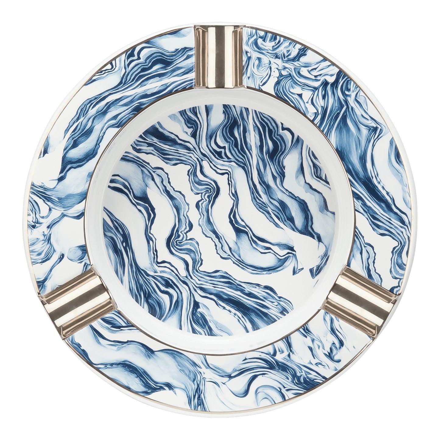 S.T. Dupont Ashtray — Blue Wave
