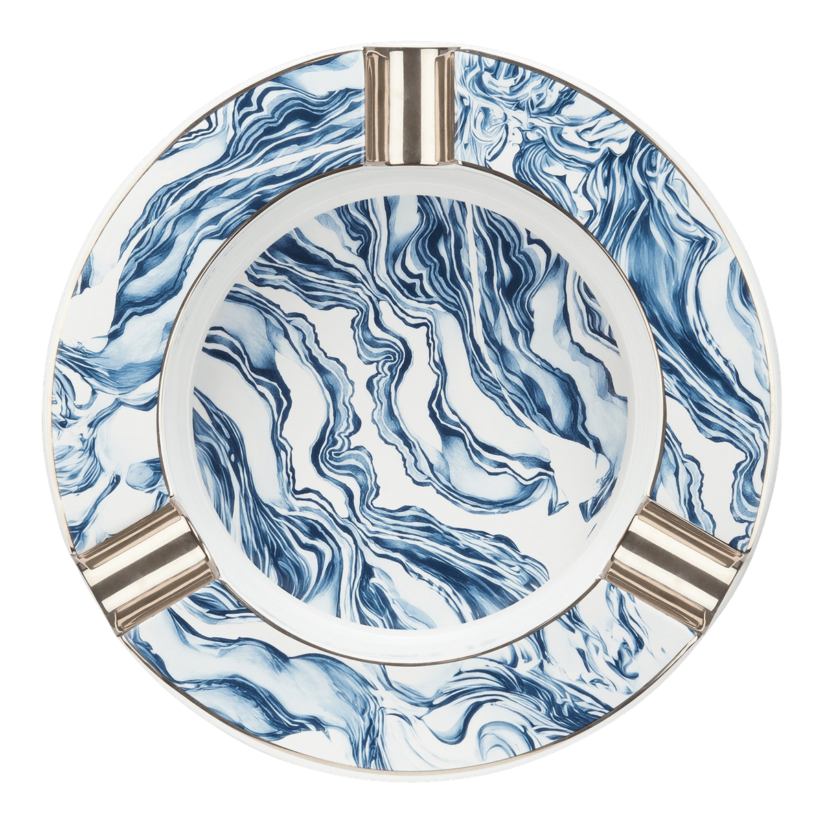 S.T. Dupont cendrier — vague bleue