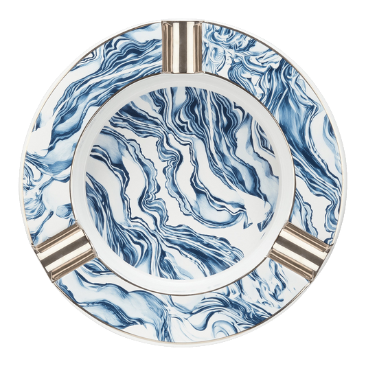 S.T. Dupont Ashtray — Blue Wave