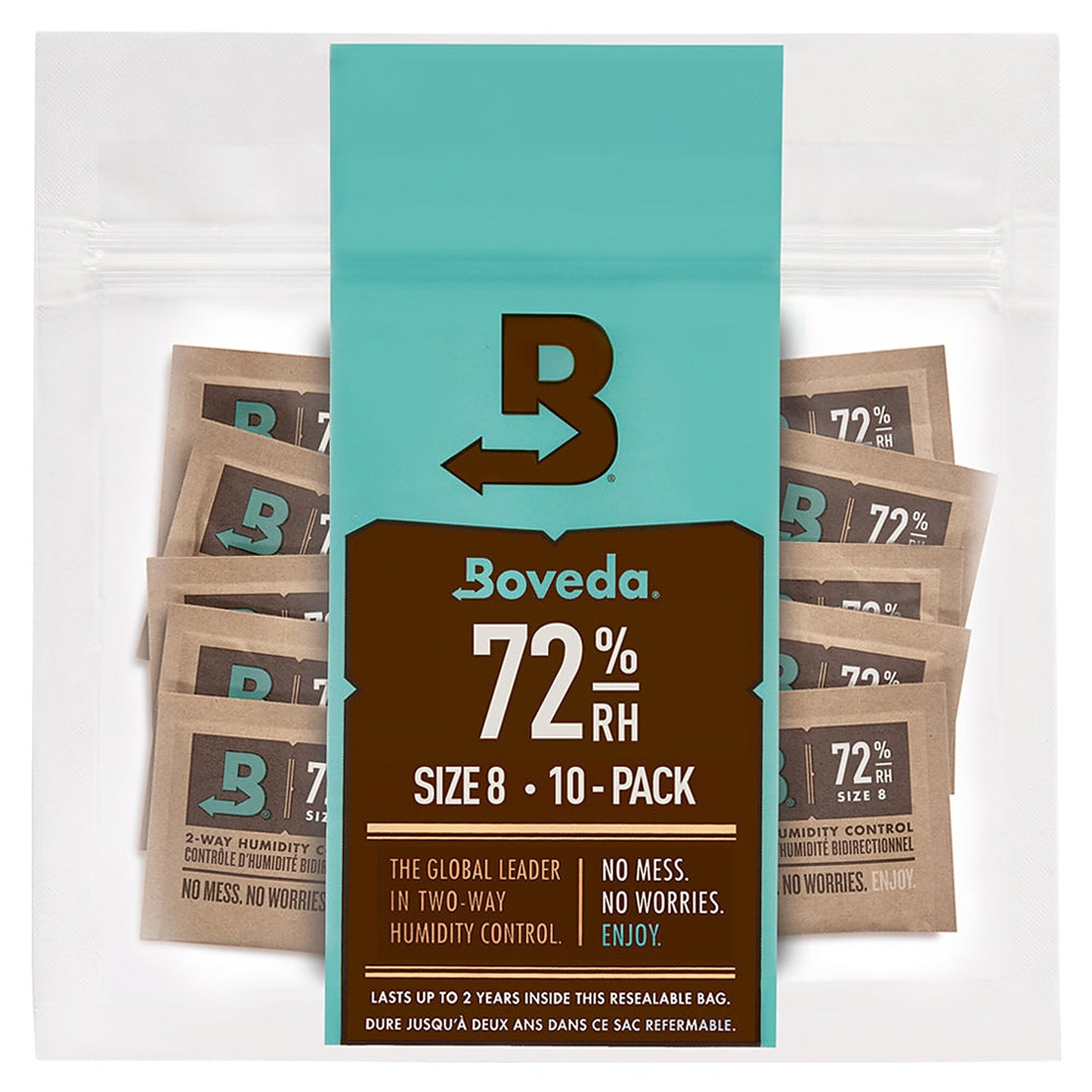 Boveda 72% RH Size 8 10-Pack