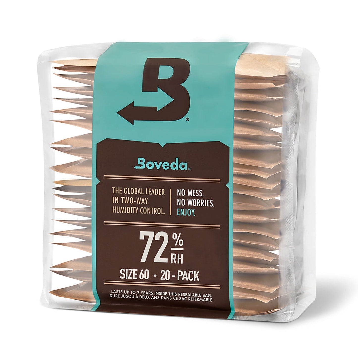 Boveda 72% RH Size 60 20-Pack